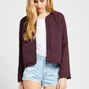 Gentle Fawn Taurus Merlot Quilted Jacket Super Soft Lightweight Warm Winter  Lg